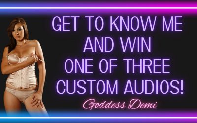 Get to Know Goddess Demi, Celebrate Her Anniversary, AND Win a Custom Audio!