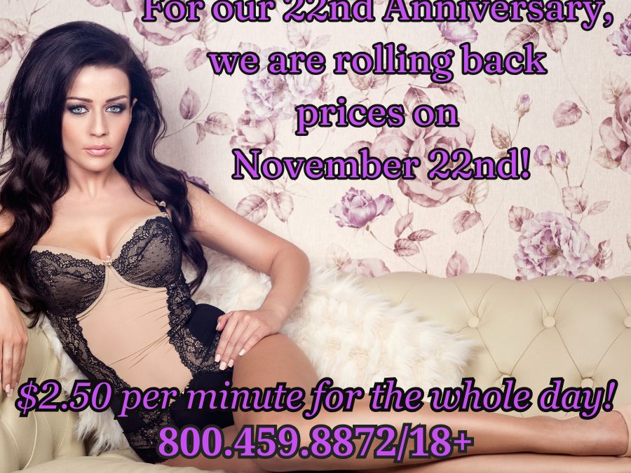 Retro Pricing Day – Get Our Throwback Rate of $2.50 per Minute!