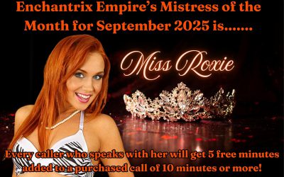 September Mistress of the Month Ms. Roxie