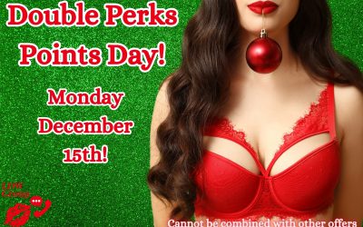 Today 12/15/2025 is Double Perks Point Day