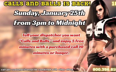 Calls and Balls Today from 3pm-12am Eastern 1/25/2026