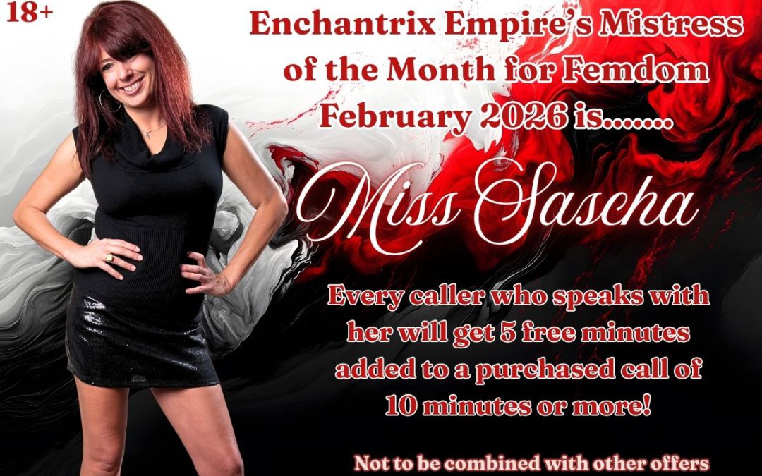 February Mistress of the Month Ms Sascha