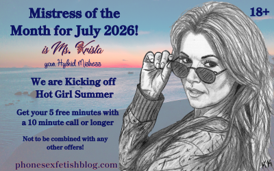 July Mistress of the Month Ms. Krista